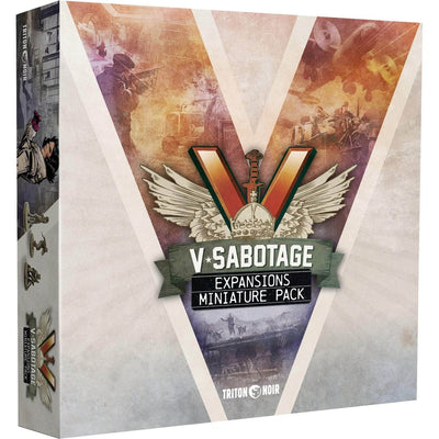 V-Sabotage: Newcomers Deluxe All-In Pledge Bundle (Kickstarter Pre-Order Special) Kickstarter Board Game Triton Noir KS001169A