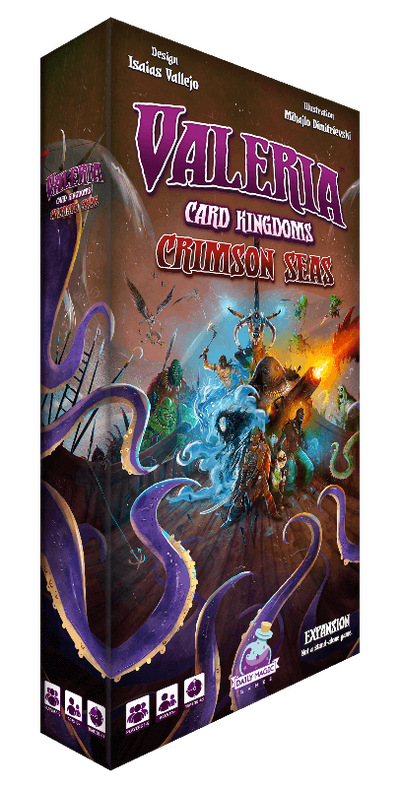 Valeria Card Kingdoms: Crimson Seas (Kickstarter förbeställning Special) Kickstarter Card Game Expansion Daily Magic Games