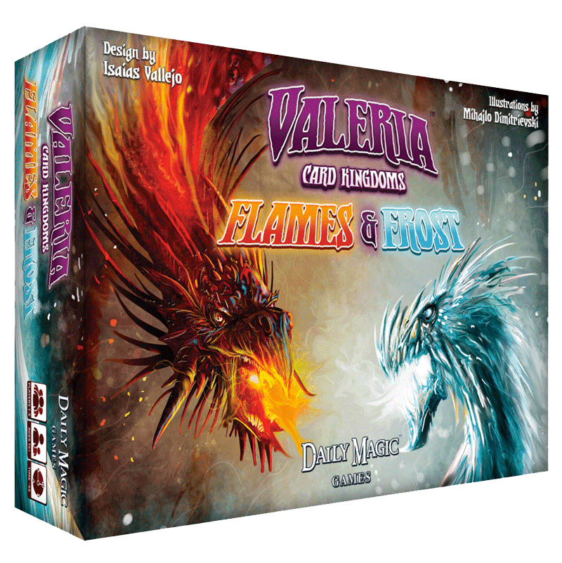 Valeria: Card Kingdoms - Flame e Frost (Kickstarter Special) jogo de tabuleiro Kickstarter Daily Magic Games