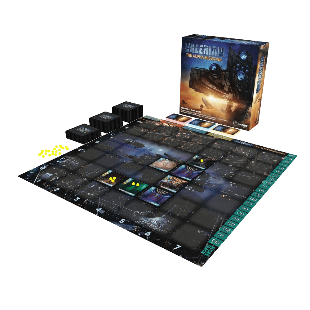 Valerian：Alpha Missions零售棋盘游戏Ultra Pro