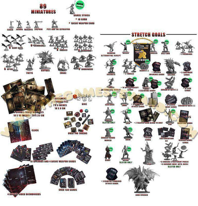 Hunters Vampire: Slayer Pledge Level (Kickstarter Special) Kickstarter Board Game Dark Gate Games