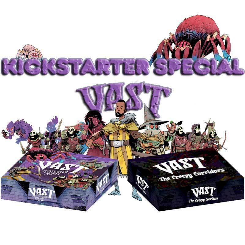 Vast: The Mysterious Manor Paladin Pledge plus Creepy Corridors Bundle (Kickstarter Pre-Order Special) Kickstarter Board Game Leder Games