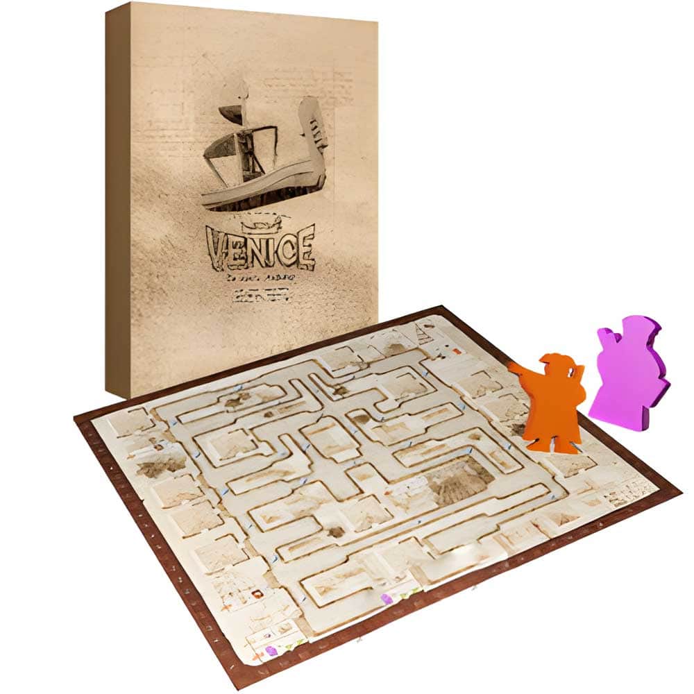 Venice: การขยายการประชุมเชิงปฏิบัติการของ Da Vinci (Kickstarter Pre-Order Special) การขยายเกมกระดาน Kickstarter Braincrack Games KS001009B