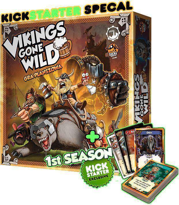 Wikinger wurden wild (Kickstarter Special) Kickstarter -Brettspiel Corax Games