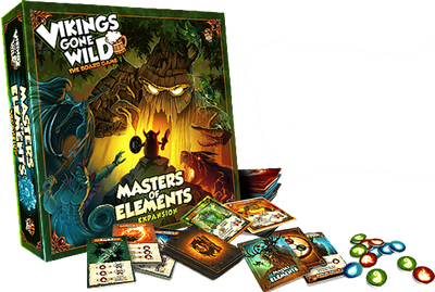 Vikings Gone Wild : Master of Elements (킥 스타터 스페셜) 킥 스타터 보드 게임 확장 Lucky Duck Games 0603813959611 KS000072B