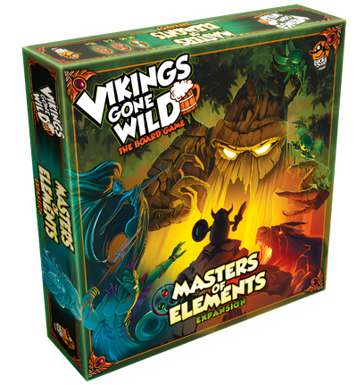Vikingek Gone Wild: Mester of Elements (kiskereskedelmi kiadás) kiskereskedelmi társasjáték bővítés Lucky Duck Games 603813959611 KS000072I