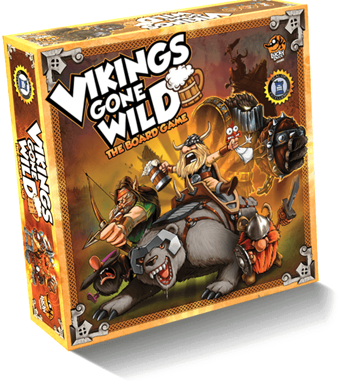 Vikinger Gone Wild (Retail Edition) detailbestyrelsesspil Corax Games 0653341088840 KS000072G