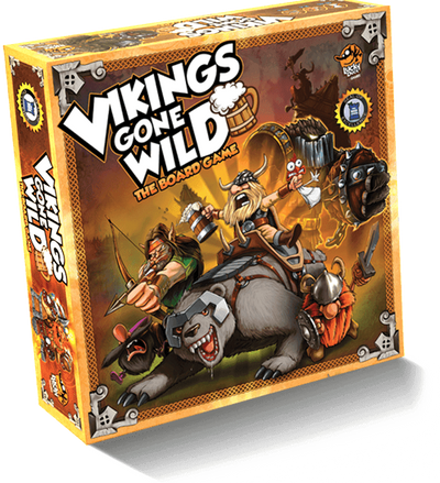 Vikings Gone Wild (vähittäiskauppa) vähittäiskaupan lautapeli Corax Games 0653341088840 KS000072G