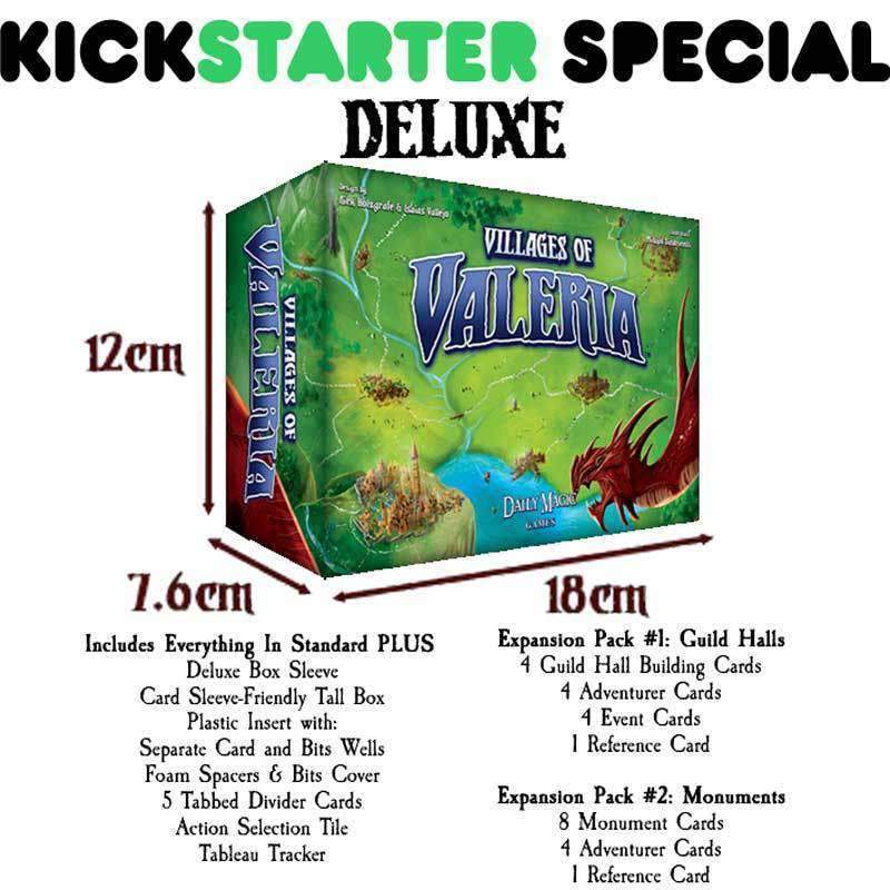Villages di Valeria Kickstarter Deluxe Edition Bundle (Kickstarter Special) Daily Magic Games KS000671