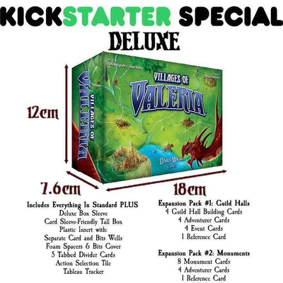 Villages of Valeria Kickstarter Deluxe Edition Bundle (Kickstarter Special) Daily Magic Games KS000671
