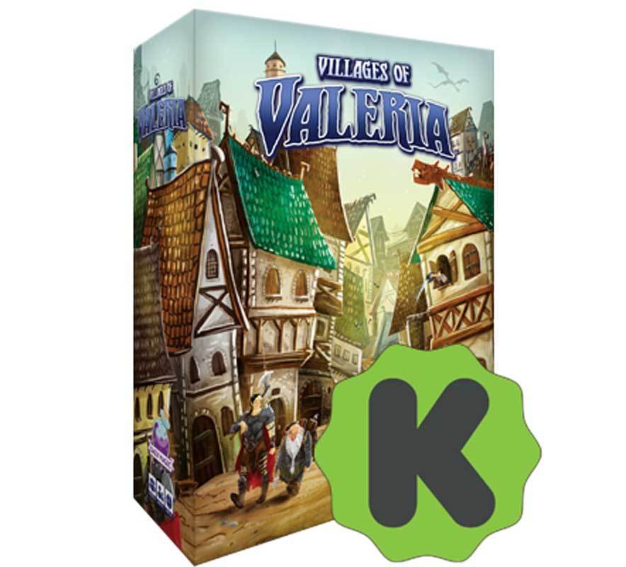 Pueblos de Valeria: Monumentos de referencia y arquitectos Big Box Edition (Kickstarter Special) Expansión del juego de cartas de Kickstarter Daily Magic Games
