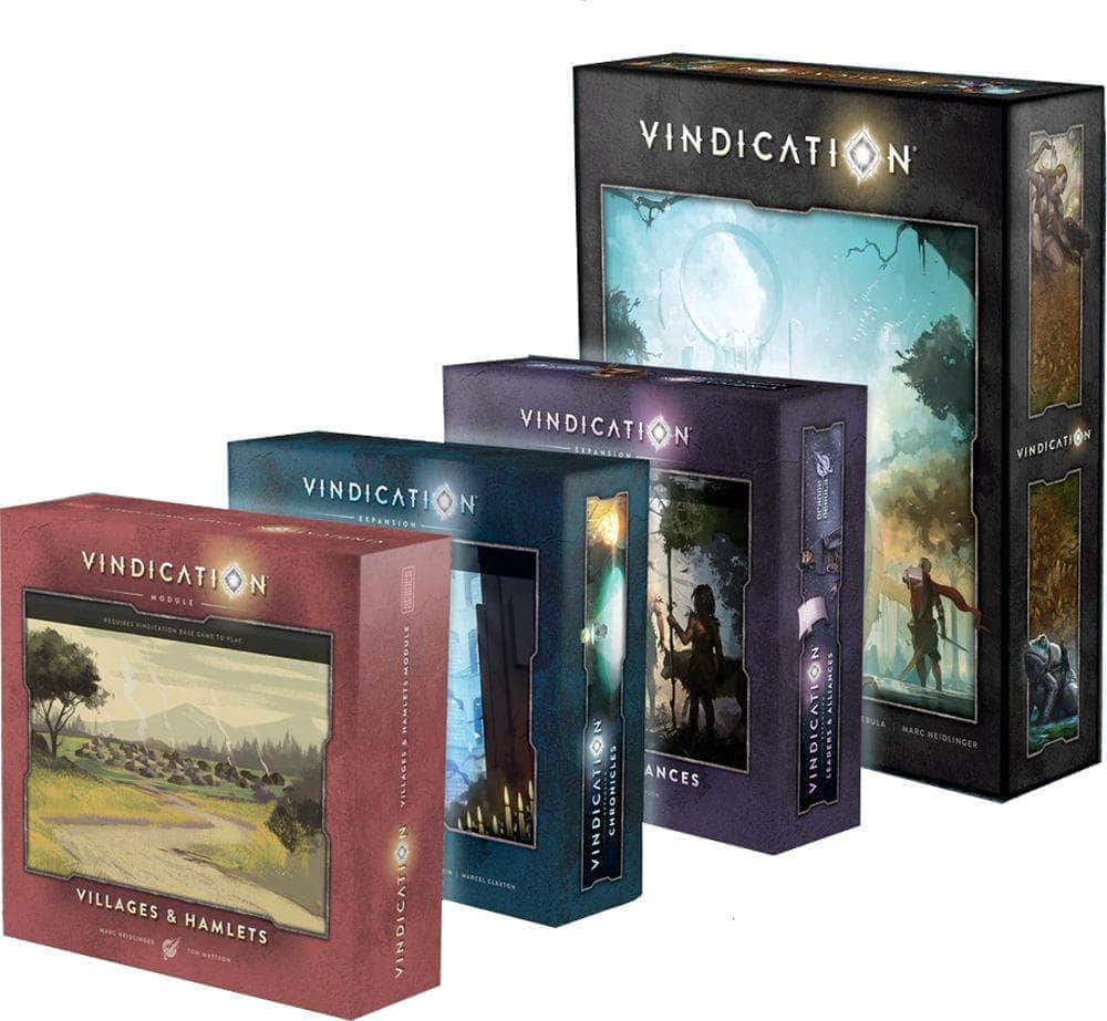 Vindication：Ultimate Bundle Green Tier Pledge Plus Villages and Hamlets（Kickstarter Pre-Order Special）Kickstarterボードゲーム Orange Nebula Games KS000740D