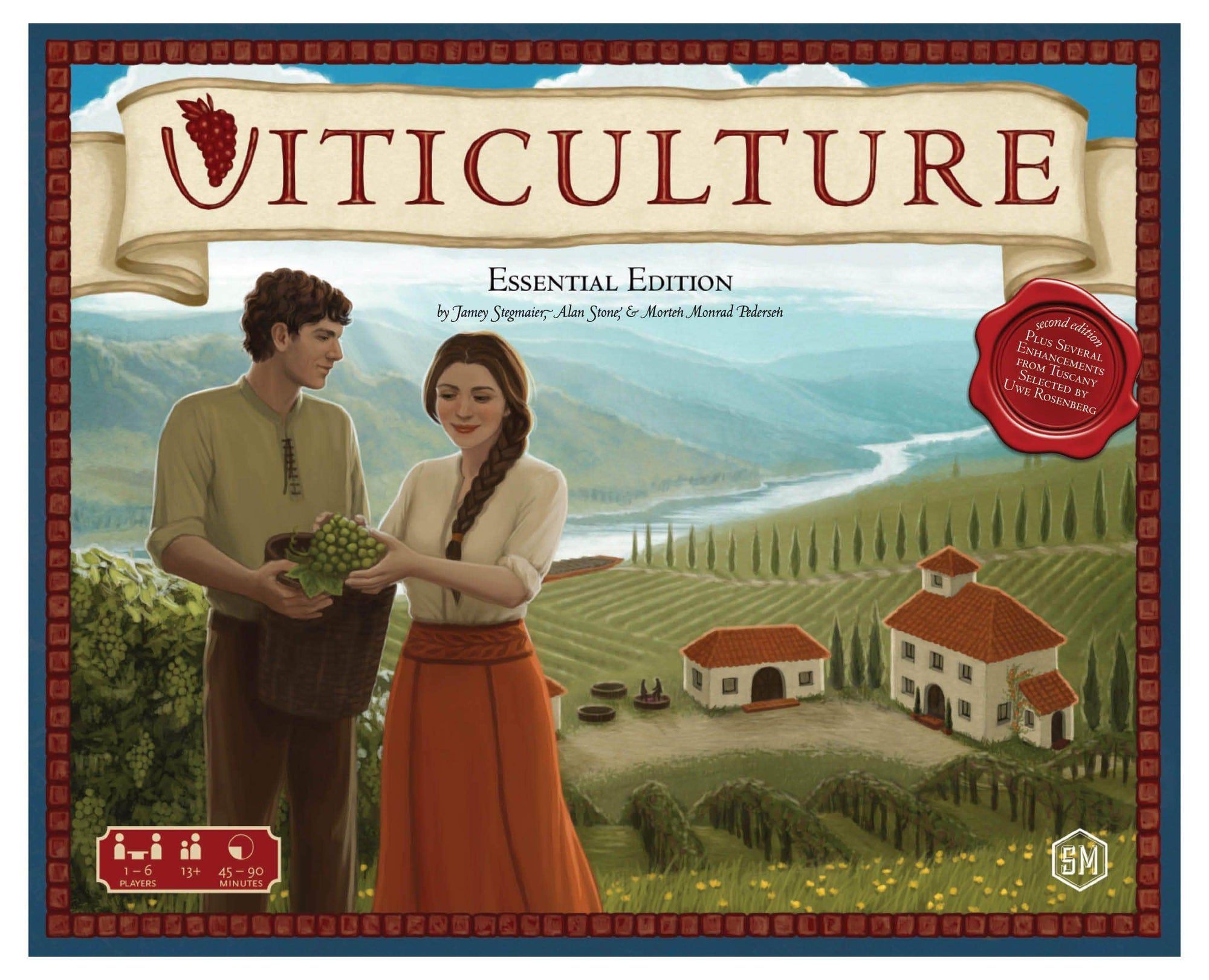 Viticultura: juego de mesa minorista de edición esencial Stonemaier Games KS001085A
