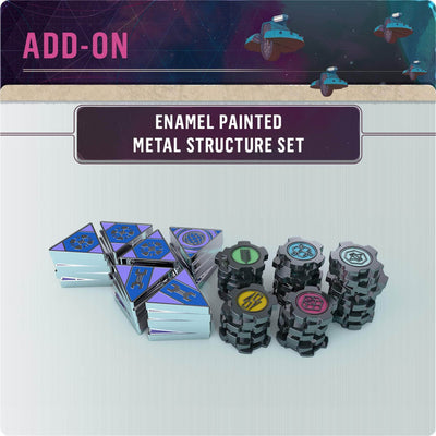 VoidFall: Galactic Box Plus Metal Structure Set Paccle (Kickstarter pré-encomenda especial) jogo de tabuleiro Kickstarter Mindclash Games KS001193A