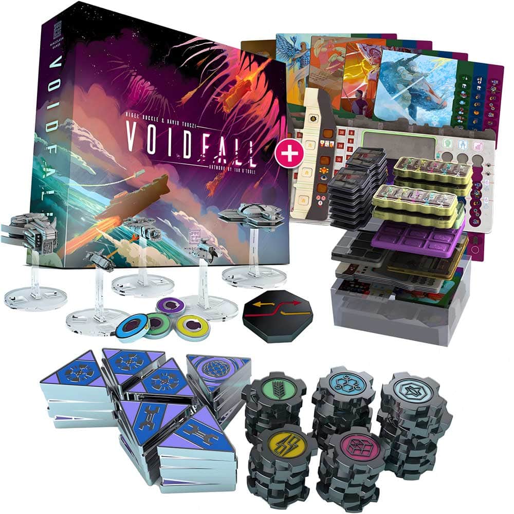 Voidfall: Galactic Box+Metal Structure Set Kickstarter Board Game