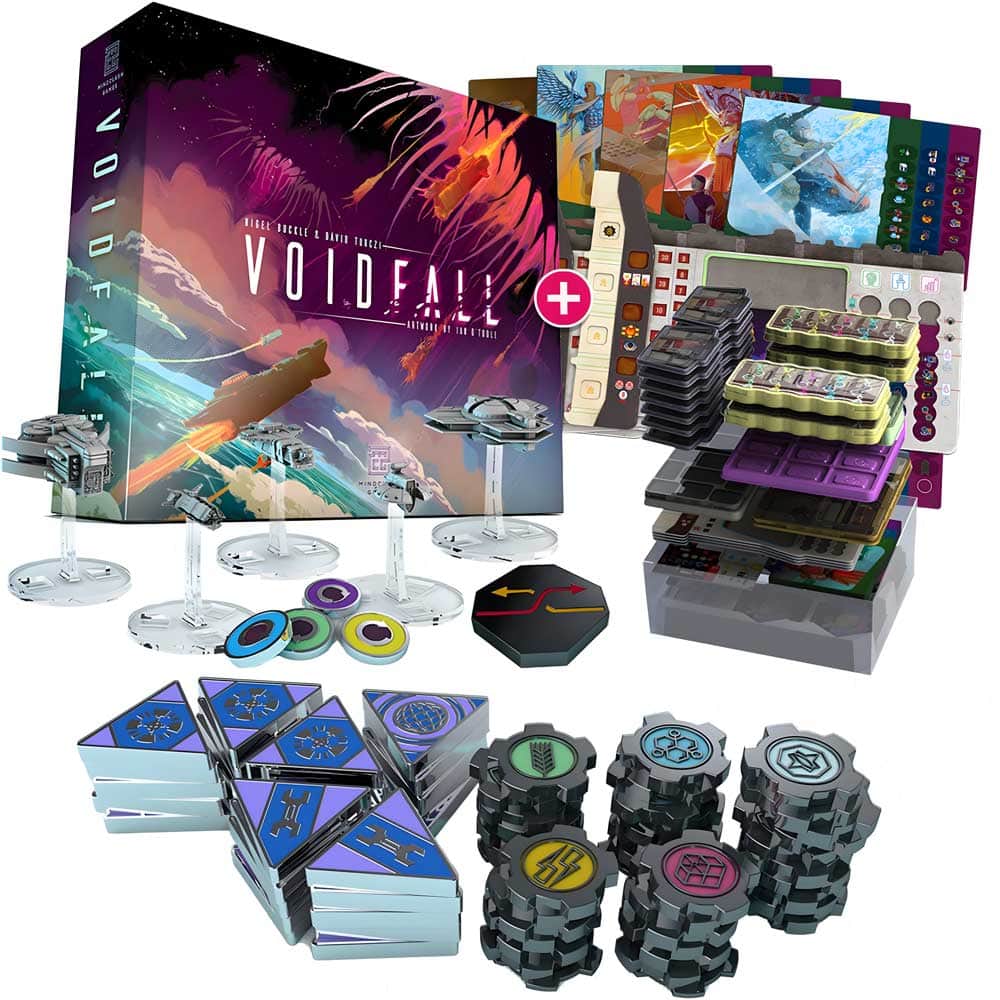Voidfall: Galactic Box Plus Metal Struktura Pakiet zestawu (Kickstarter w przedsprzedaży Special) Kickstarter Game Mindclash Games KS001193A