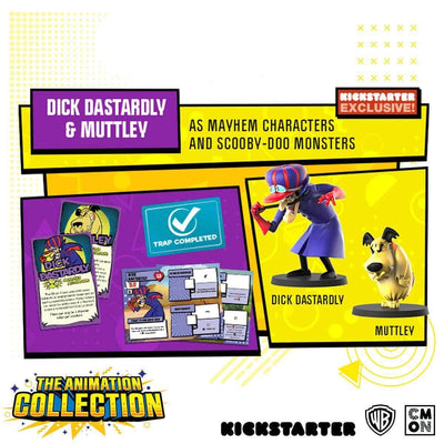 Wacky Races: لعبة Kickstarter Board الخاصة بـ Dick Dastardly وMuttley (الطلب المسبق الخاص بـ Kickstarter) CMON KS001077A