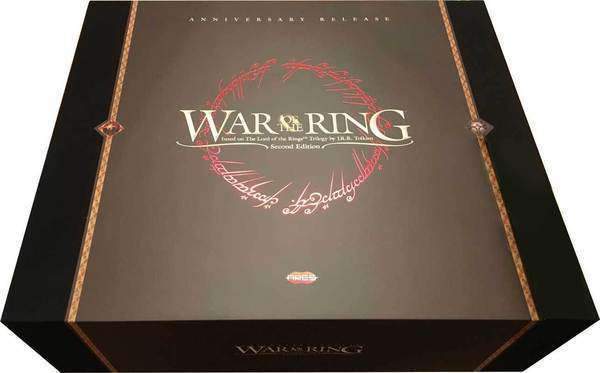 War of the Ring: Jubileumsutgåva (produktionsuppsättning #1289) Retail brädspel Ares Games