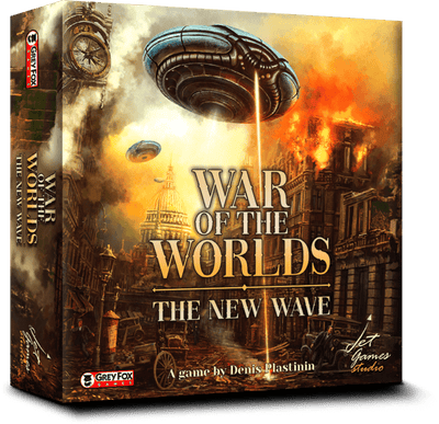 War of the Worlds The New Wave: Core Game (Retail Edition) Retail Board Game Grey Fox Games 725272745502 KS000939E
