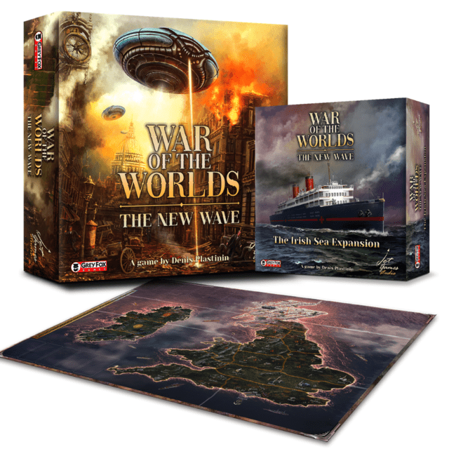 War of the Worlds The New Wave: Scorched Earth Pledge (Kickstarter Pre-Order Special) Kickstarter Board Game Jet Games Studio