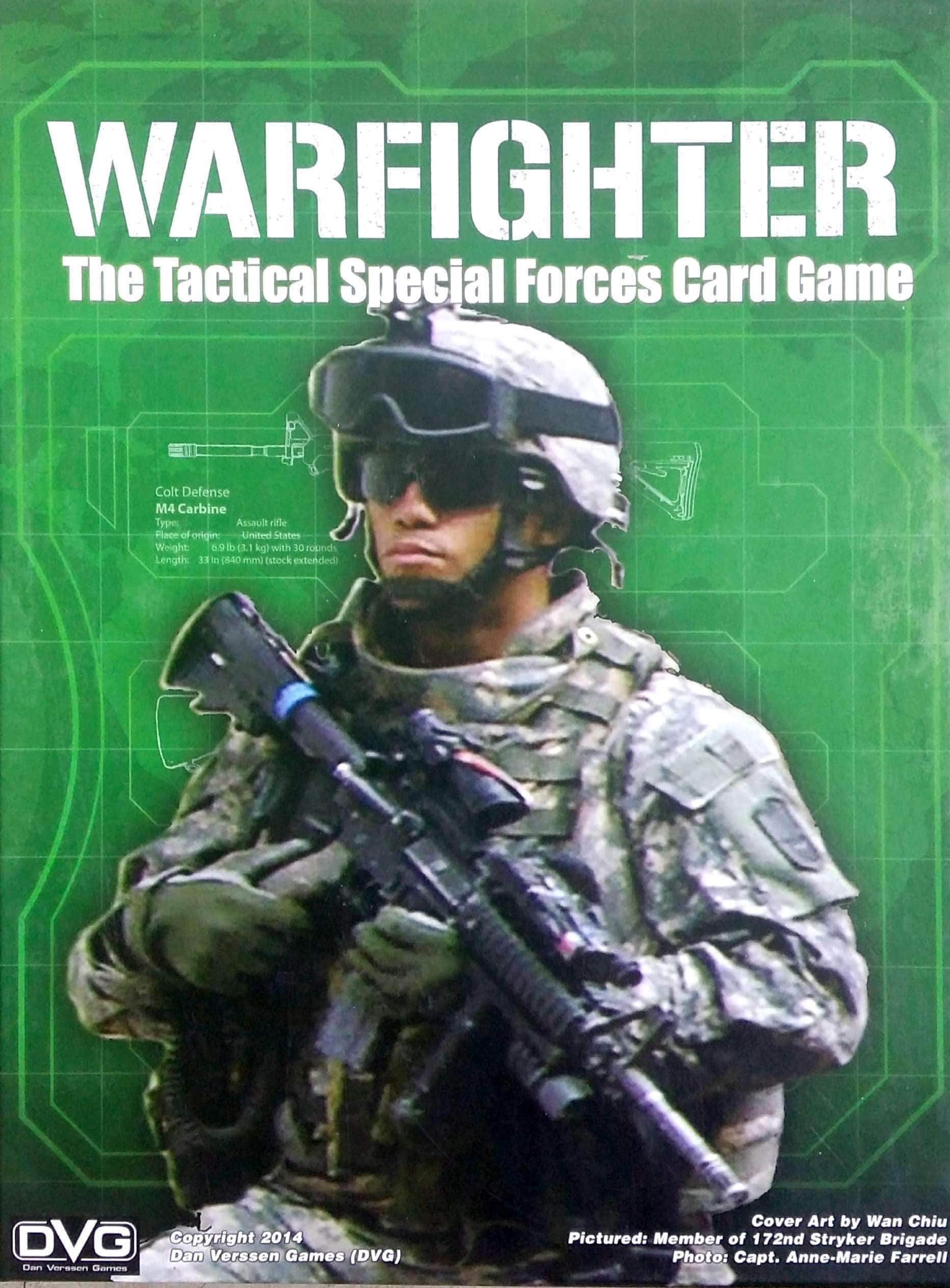 Warfighter: The Tactical Special Forces Card Game (Kickstarter Special) jogo de tabuleiro Kickstarter Dan Verssen Games (DVG) KS800088A