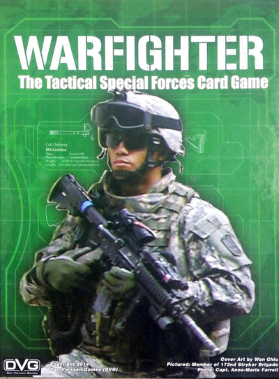 战士：战术特种部队卡游戏（Kickstarter Special）Kickstarter棋盘游戏 Dan Verssen Games （DVG）KS800088A