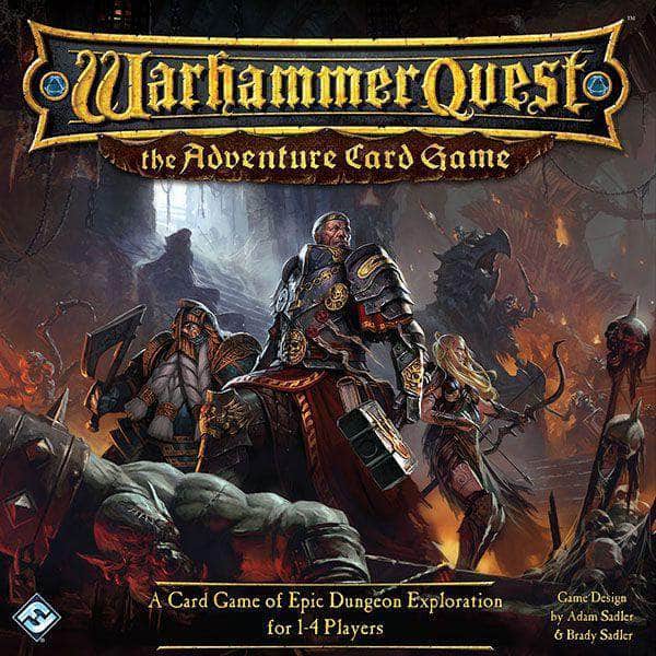 Warhammer Quest: The Adventure Card Game Retail Board Game Fantasy Flight Games, ADC Blackfire Entertainment, Asterion Press, Edge Entertainment, Galakta, Heidelberger Spieleverlag KS800471A
