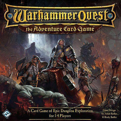Warhammer Quest: The Adventure Card Game Retail Board Game Fantasy Flight Games, ADC Blackfire Entertainment, Asterion Press, Edge Entertainment, Galakta, Heidelberger Spieleverlag KS800471A