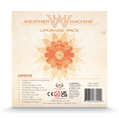 Weather Machine: Core Game Plus Metal Machine Partdle (Kickstarter pre-pedido especial) Juego de mesa de Kickstarter Eagle Gryphon Games KS001176A