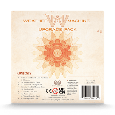 Weather Machine: Core Game Plus Metal Machine Parts Patle (Kickstarter Pre-Order Special) Kickstarter Board Game Eagle Gryphon Games KS001176A