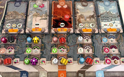 Máquina meteorológica: jogo principal e pacote de peças de máquina de metal (Kickstarter pré-encomenda especial) jogo de tabuleiro Kickstarter Eagle Gryphon Games KS001176A