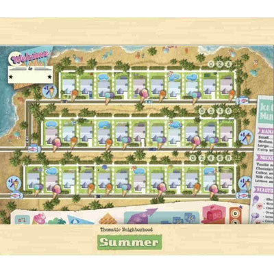 Welcome To...: Summer Thematic Neighborhood Expansion (Retail Pre-Order Edition) Retail Board Game Expansion Deep Water Games KS000903F