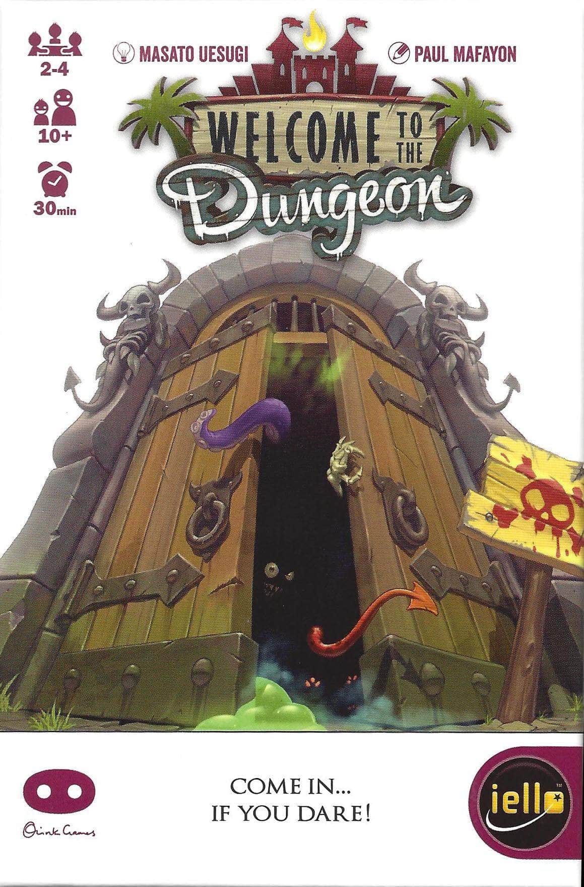 مرحبًا بك في لعبة لوحة البيع بالتجزئة The Dungeon (إصدار البيع بالتجزئة). IELLO KS800391A