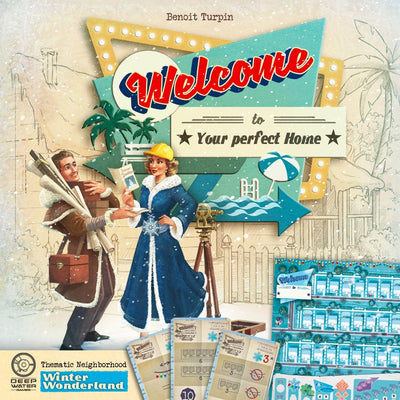 Üdvözöljük a ...: Winter Wonderland tematikus szomszédságbővítés (kiskereskedelmi előrendelés kiadás) kiskereskedelmi társasjáték-bővítés Deep Water Games KS000903G