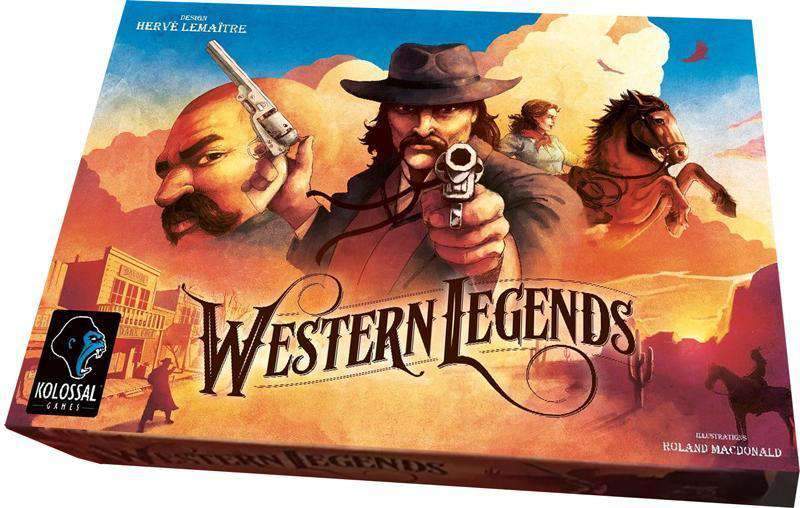 Western Legends: Legendary Pledge Bundle (Kickstarter förbeställning Special) Kickstarter brädspel Kolossal Games