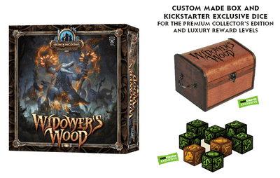 Widower's Wood: An Iron Kingdoms Adventure Board Game with Wooden Game Box (Kickstarter Special) Kickstarter Board Game Privateer Press