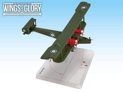 Asas de glória: British Handley Page O/400 (RNAs) Expansão do jogo em miniaturas de varejo Ares Games