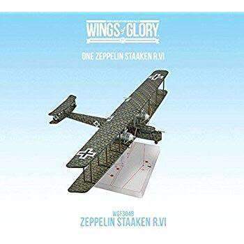 Alas de la gloria: Juego de miniaturas minoristas alemanas Zeppelin Staaken R.Vi (Schilling) Ares Games