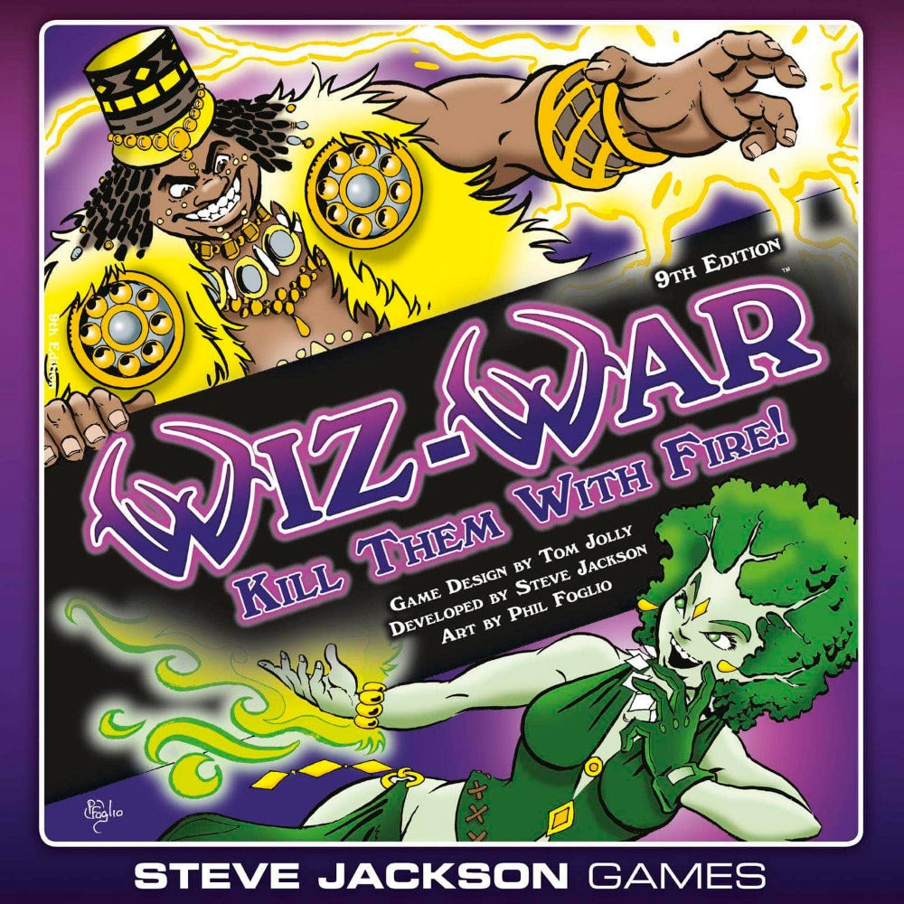 מלחמת Wiz: 9 מהדורה ראשונה (Kickstarter Pre בהזמנה מיוחדת) משחק לוח קיקסטארטר סטיב ג ' קסון משחקים KS001422A