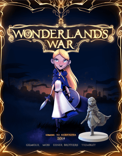 Wonderland&#39;s War: Deluxe Edition Plus Premium Chips (Kickstarter förbeställning Special) Kickstarter Board Game Druid City Games KS001001A
