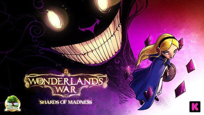 Wonderland&#39;s War: Shards of Madness -laajennus (Kickstarter ennakkotilaus) Kickstarter-lautapelin laajennus Druid City Games KS001423a