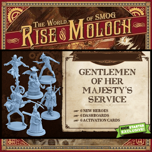 Miniature Royal Guard Zombie + Carte - World Of Smog : Rise Of Moloch - CMON - Occasion