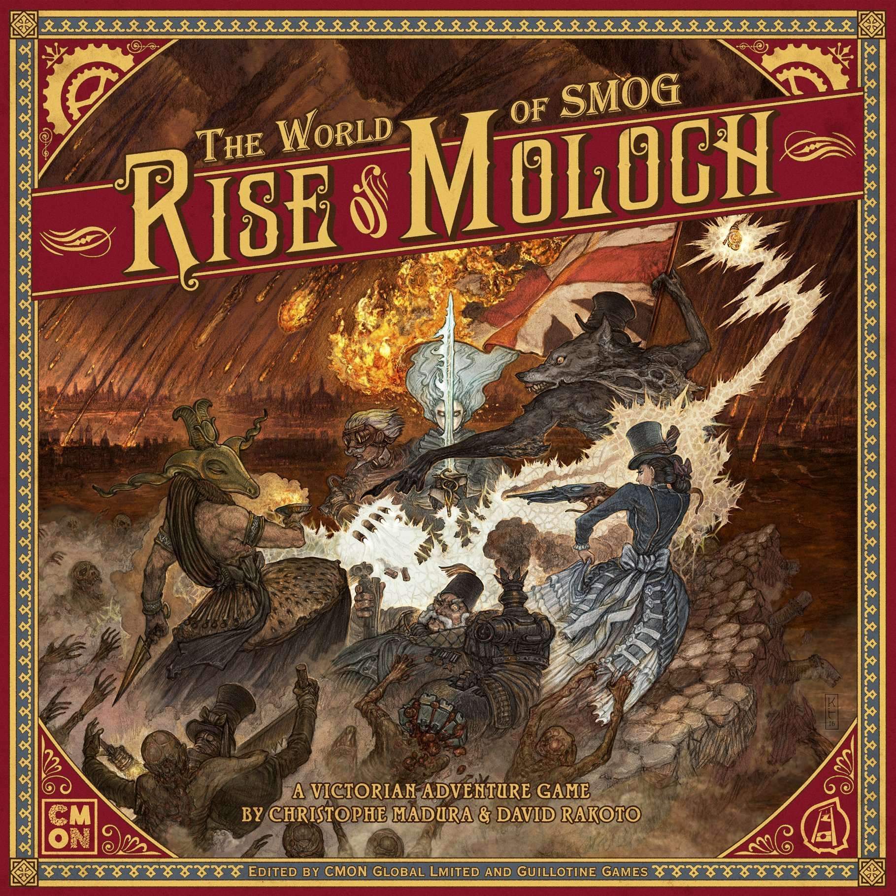 עולם הערפיח: Rise of Moloch (Kickstarter Special) משחק לוח קיקסטארטר CMON מוגבל
