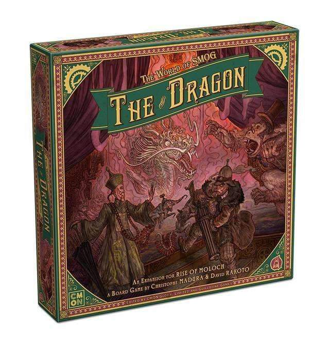 A szmog világa: Rise of Moloch - The Dragon (Kickstarter Special) Kickstarter társasjáték -bővítés CMON Korlátozott