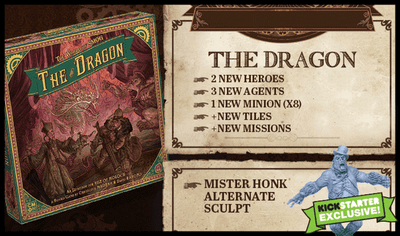 A szmog világa: Rise of Moloch - The Dragon (Kickstarter Special) Kickstarter társasjáték -bővítés CMON Korlátozott
