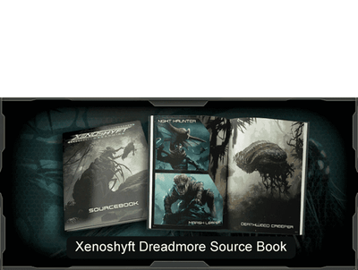 Xenoshyft: Dreadmire SourceBook (Kickstarter Special) Acessório do jogo de tabuleiro Kickstarter CMON Limitado