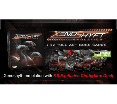 Xenoshyft: Immolation med exklusivt Cinderkin Deck (Kickstarter Special) Kickstarter Board Game CMON Begränsad