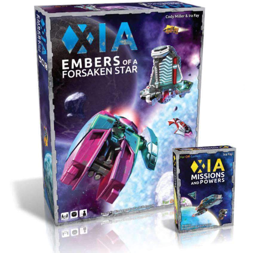 Xia: Forsaken Star Plus -operaatioiden ja Powers Expansion Pack -paketin (Kickstarterin ennakkotilauksen erikoisuus) hembers (Kickstarterin ennakkotilaus) Kickstarter Board Game Cryptozoic Entertainment