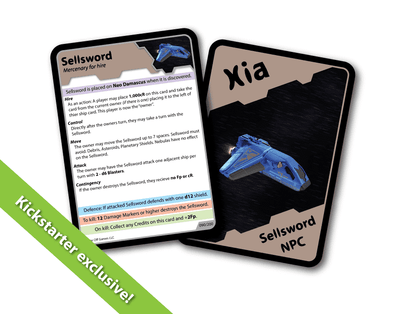 Xia: Legends of a Drift System بالإضافة إلى Sellsword 2.0 Ship Bundle (الطلب المسبق الخاص لـ Kickstarter) لعبة Kickstarter Board Far Off Games