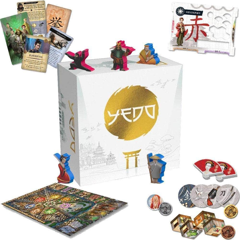 Yedo : Deluxe Master Set Daimyo 서약 번들 (킥 스타터 스페셜) 킥 스타터 보드 게임 Board&Dice KS000971A